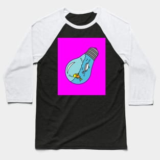 Cute Goldfish Fish In The Aquarium Baseball T-Shirt